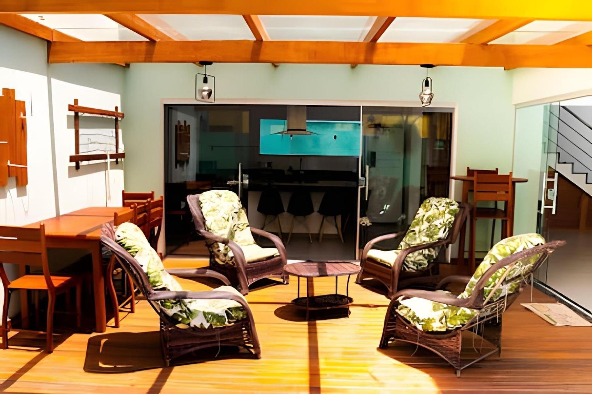 Casa - Cinco Suites, Cond. Piscina,1.3km Do Centro *